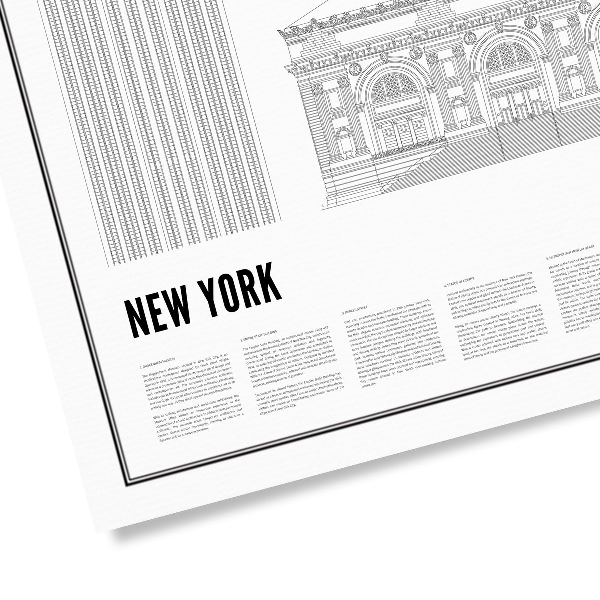 Poster van Iconics of New York | WIJCK. 